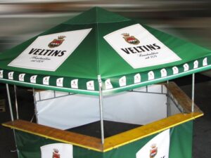 PVC covering for catering pavilion