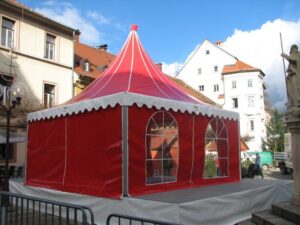 Santa's pagoda tent